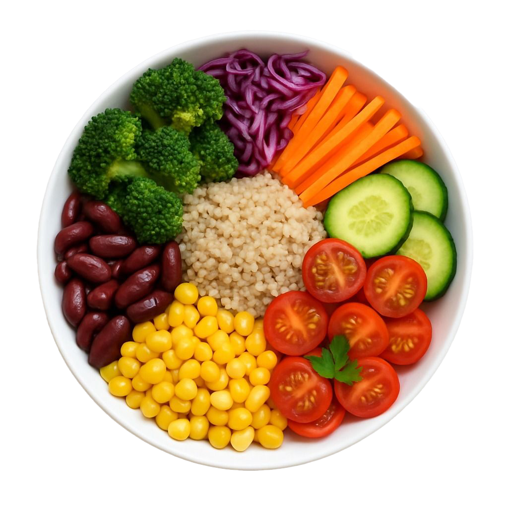 Healthy meal bowl